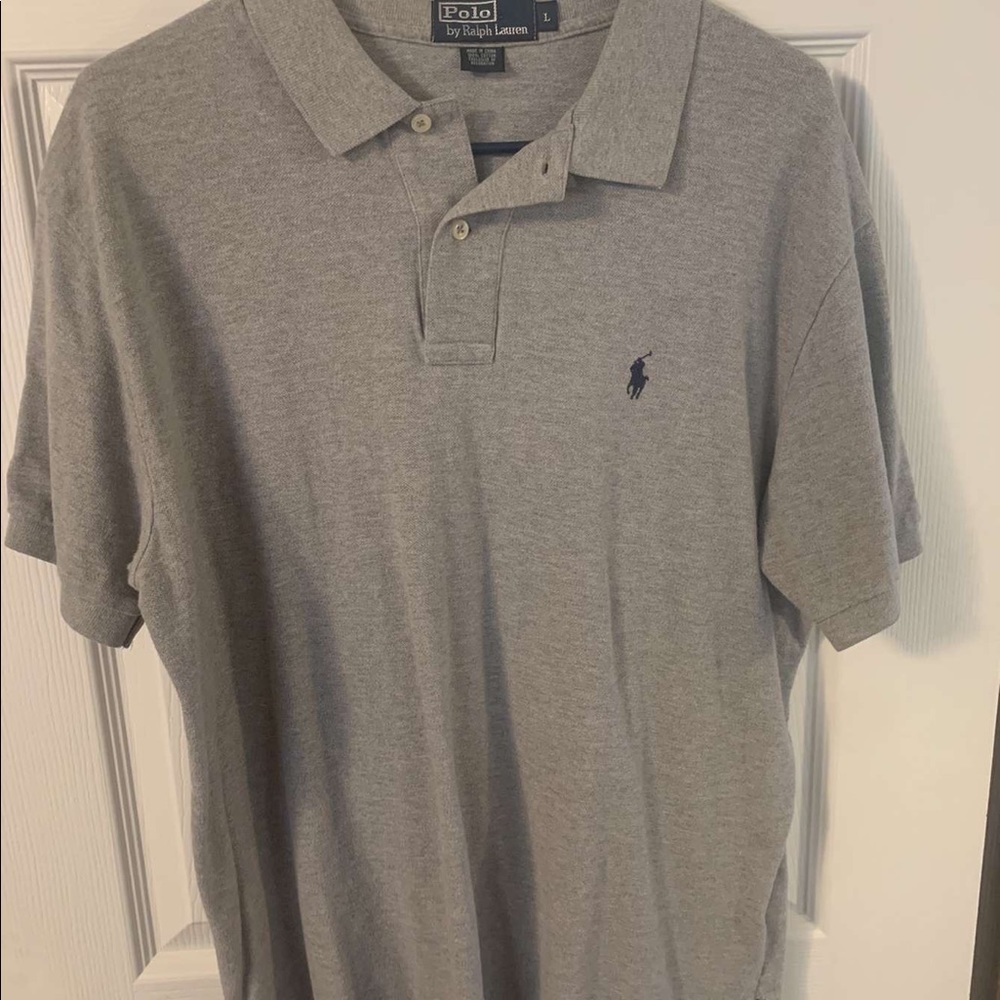 Mean grey polo
